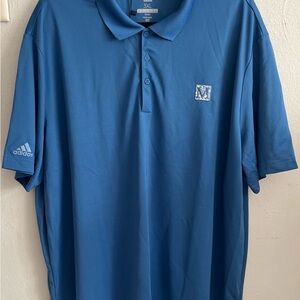 Adidas Men's Classic Blue Polo